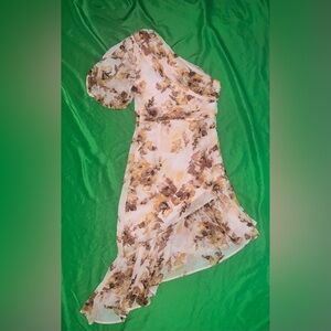 Ramy Brook Floral One-Shoulder Dress